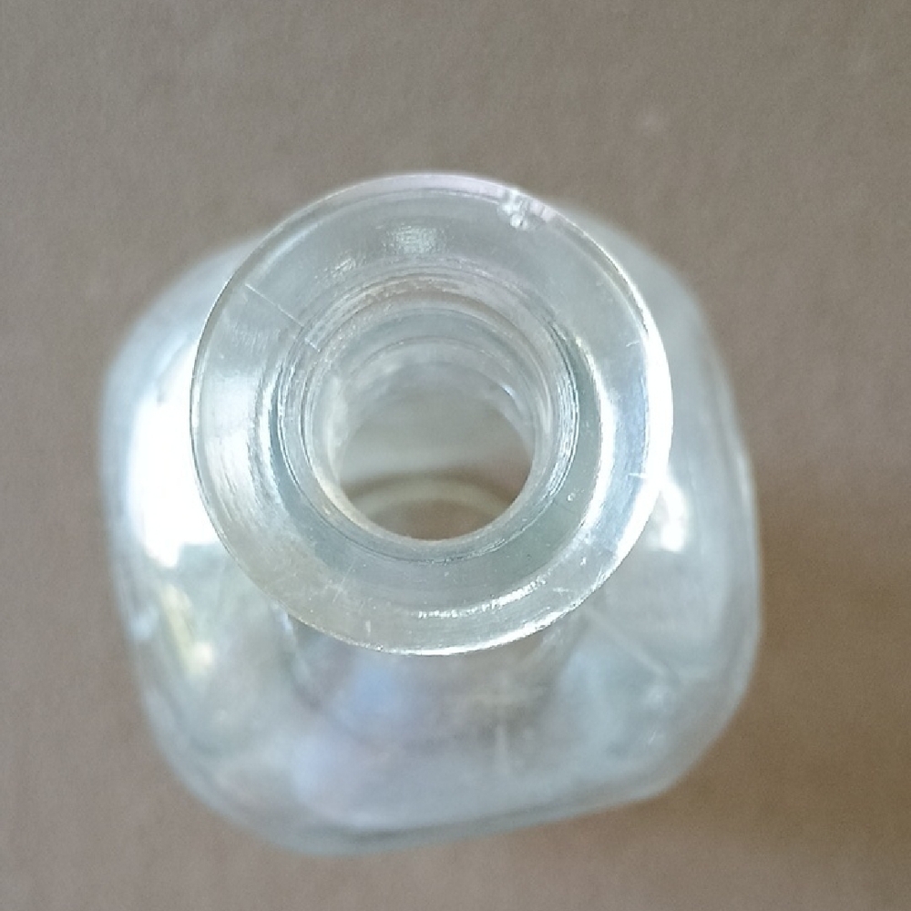 Vintage Clear Glass Bottle - Picture 5 of 10
